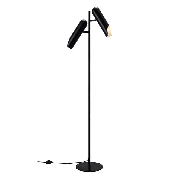 Image of Rochelle Multi Arm Floor Lamp Black GU10