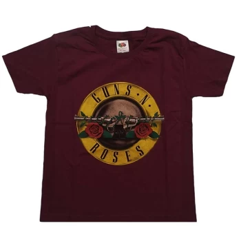 Image of Guns N' Roses - Classic Logo Kids 7-8 Years T-Shirt - Red