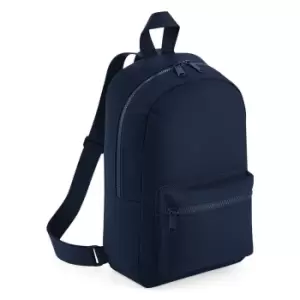 Image of Bagbase Mini Essential Backpack/Rucksack Bag (Pack of 2) (One Size) (French Navy)