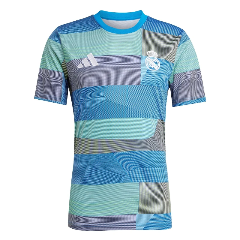 Image of adidas Real Madrid Pre Match Shirt 2025 2026 Adults Blue male XL