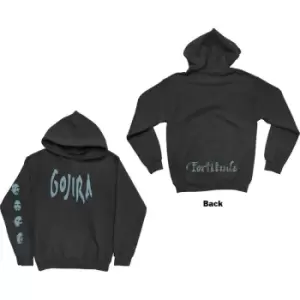 Image of Gojira - Fortitude Faces Unisex Medium Pullover Hoodie - Black