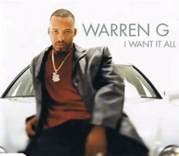 Image of I Want It All by Warren G CD Album