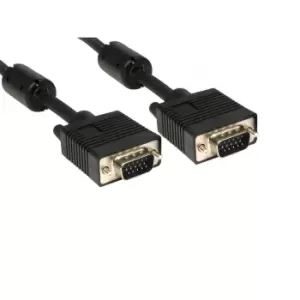 Image of Cables Direct 1m SVGA Cable in Black