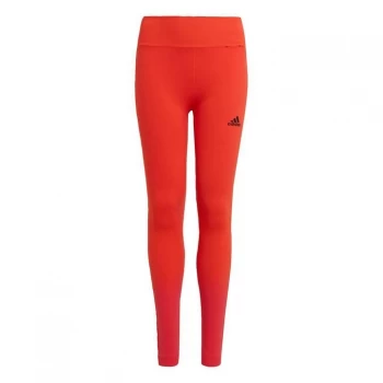 Image of adidas Aeroknit AEROREADY Training Seamless Fitted Leggin - Vivid Red / Team Real Magenta