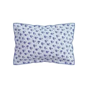 Image of V&A Swanwick Oxford Pillowcase, Indigo
