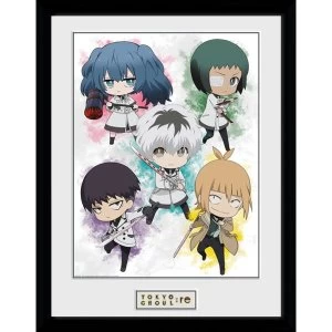 Image of Tokyo Ghoul: RE Chibi Framed Collector Print