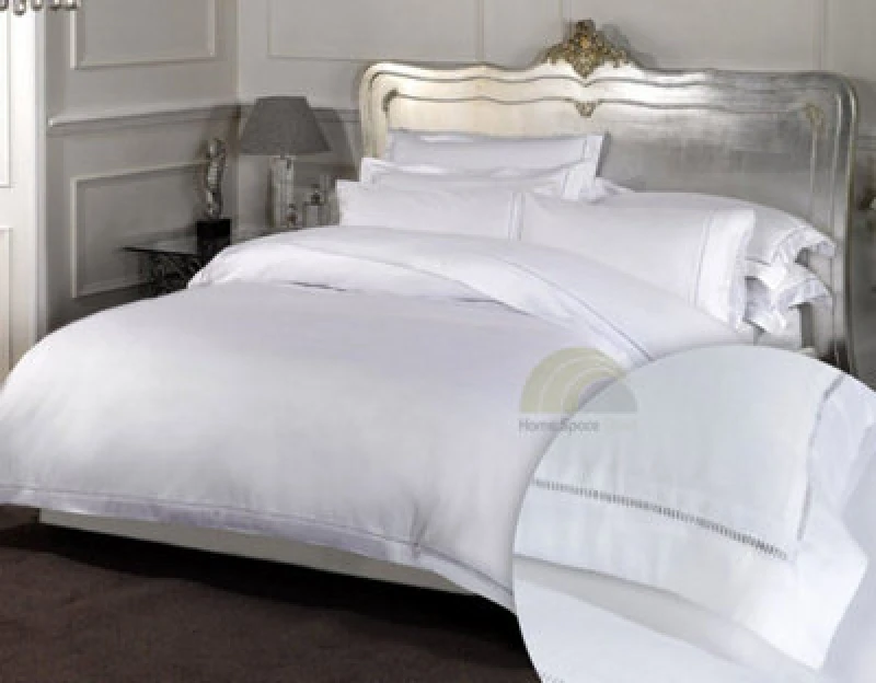 Image of EMMA BARCLAY 100% Egyptian Cotton Dorchester 1000 Thread Count Flat Sheet Hotel Quality White, King 12397109