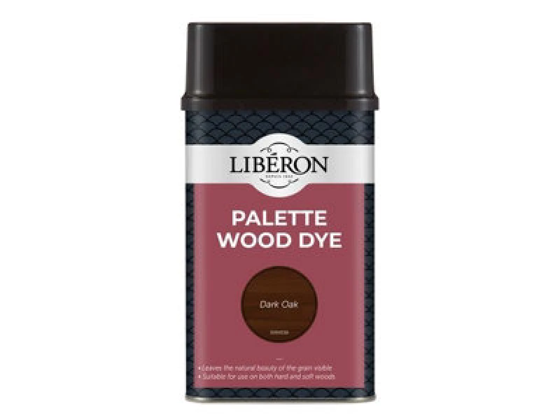 Image of Liberon 126741 Palette Wood Dye Dark Oak 500Ml Libwdpdo500N