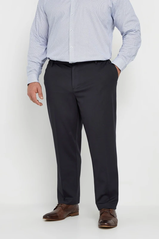 Image of BadRhino Stretch Straight Leg Trousers Dark Navy