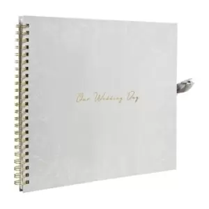 Image of Downtown Large Wedding Day Scrapbook, Floral