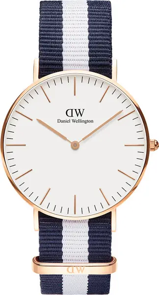 Image of Daniel Wellington Watch Classic 36 Glasgow 36mm - White DNW-091