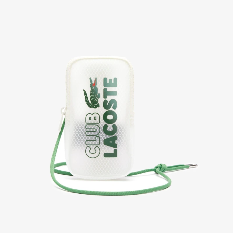 Image of Lacoste Unisex Transparent Smartphone Holder - Multi Multi One Size