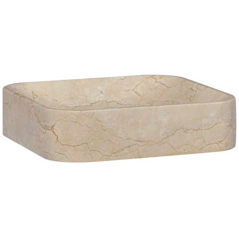 Image of VIDAXL Sink Cream 40x40x10cm Marble Vidaxl 8720286300916