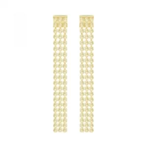 Image of Ladies Swarovski Gold Plated Fit Refresh Earrings