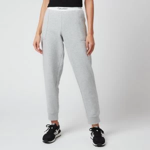 Image of Calvin Klein Womens Modern Cotton Joggers - Grey Heather - M