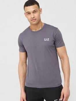 Image of Emporio Armani EA7 Core ID Logo T-Shirt Iron Gate Grey Size M Men