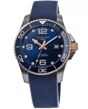 Image of Longines HydroConquest Automatic Blue Dial Rubber Strap Mens Watch L3.782.3.98.9 L3.782.3.98.9