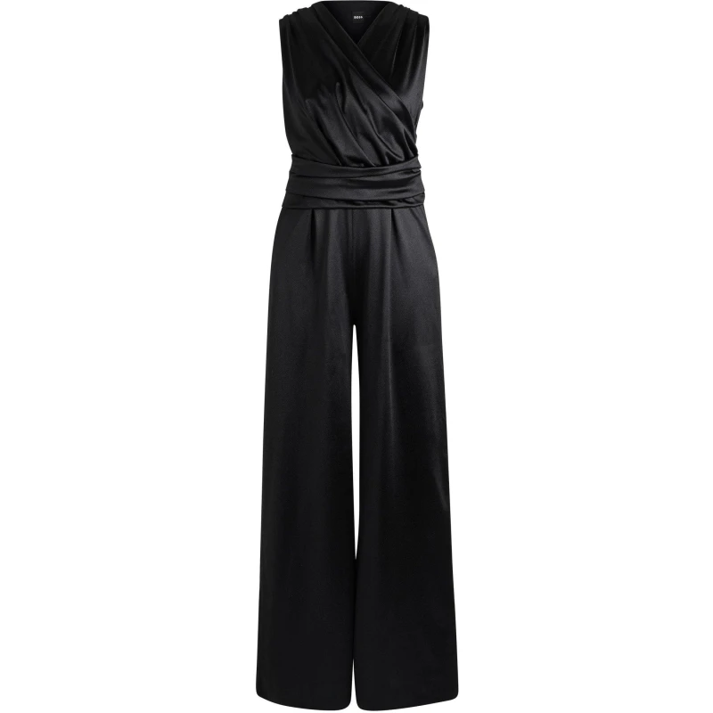 Image of Boss Womens Eluvini Jumpsuit Black female 12 (L)