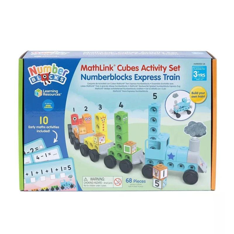 Image of Mathlink Cubes Numberblocks Express Train Activity Set
