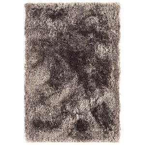 Image of Asiatic Plush Shaggy Rug - 70 x 140cm - Zinc