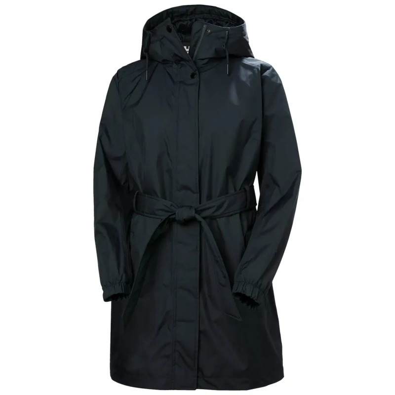 Image of Helly Hansen Womens waterproof jacket Helly Hansen Classic Ins Trench Bleu Female M