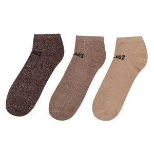 Image of Everlast 3 Pack Trainer Socks Mens - Brown