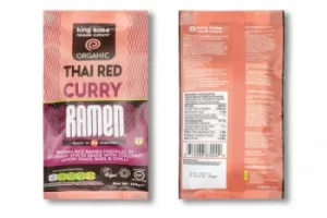 Image of King Soba Organic Thai Red Curry Ramen 105g