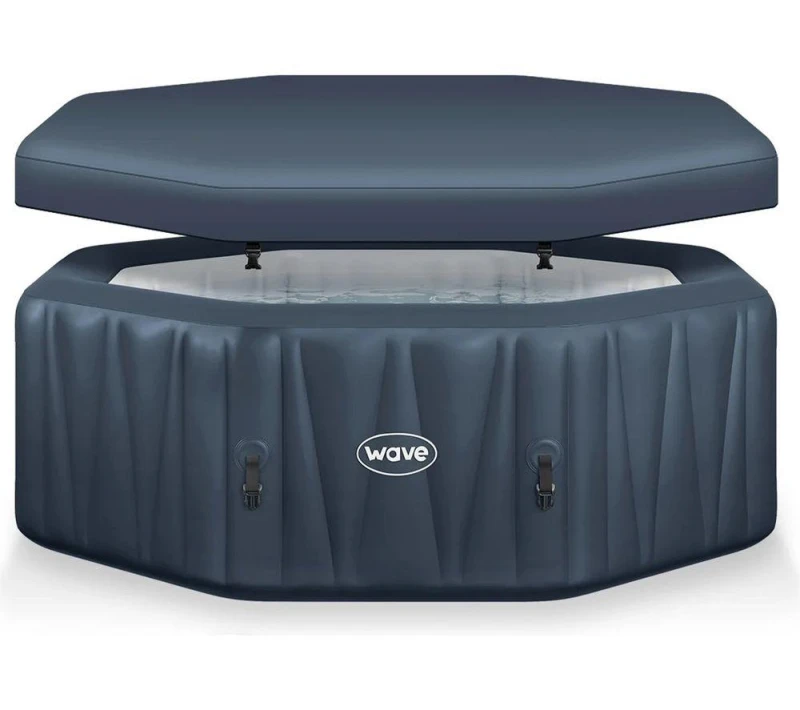 Image of WAVE The Aegean 6-Person Inflatable Hot Tub - Navy 5060959547808