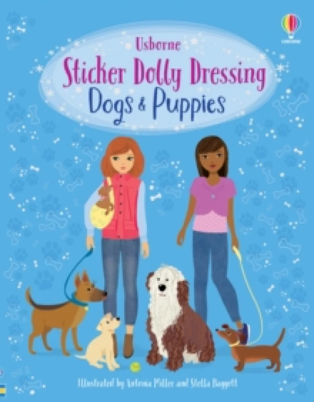 Image of Fiona Watt Sticker Dolly Dressing Dogs and Puppies Book Multi unisex
