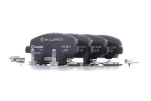 Image of BREMBO Brake pad set XTRA LINE P 85 057X Brake pads,Brake pad set, disc brake VW,SKODA,SEAT,POLO (9N_),Polo Limousine (9A4, 9A2, 9N2, 9A6)