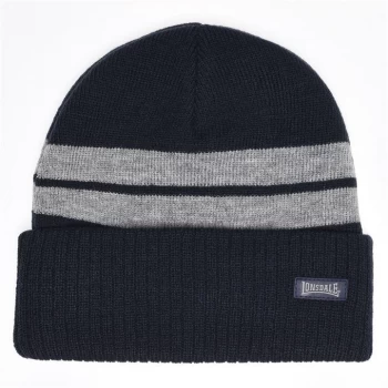Image of Lonsdale Turn Up Hat Junior Boys - Navy
