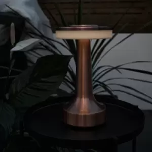 Image of Talence Copper Battery Operated LED Indoor and Outdoor Rechargeable To