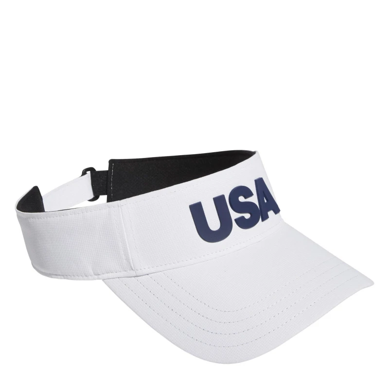 Image of adidas USA Tour Visor Mens - White White Mens