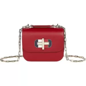 Image of Tommy Hilfiger Tommy Turnlock Small Cross Body Bag - Red