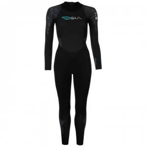 Image of Gul Core Full Wetsuit Ladies - Black/Print