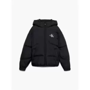 Image of Calvin Klein Jeans Ck Short Puffer Jacket - Black
