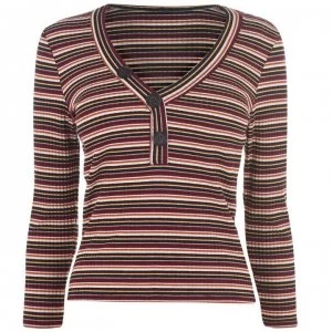 Image of Only Nella Long Sleeve Top - Gingerbread
