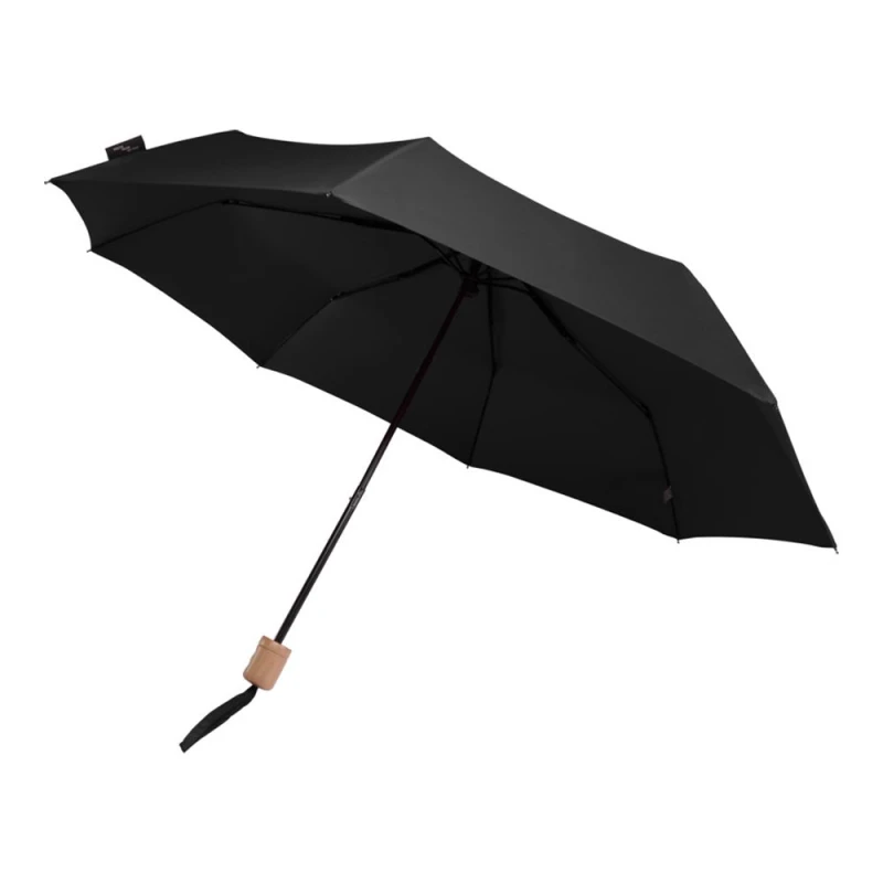 Image of Floso Mens Dane RPET Folding Umbrella in Black Male