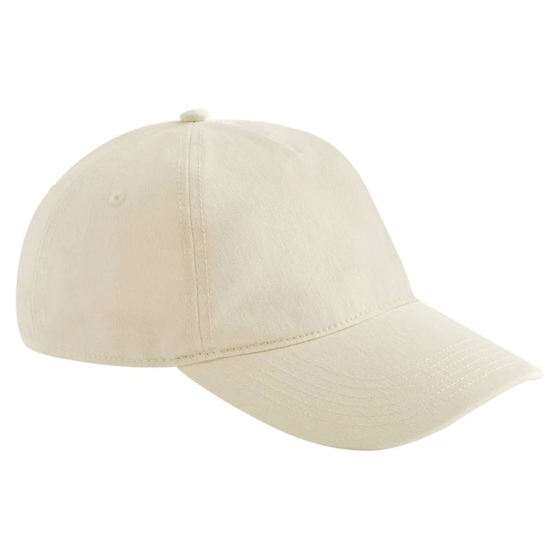 Image of Beechfield Mens Leisure Brushed Cotton Twill Cap in Stone Stone Male One Size