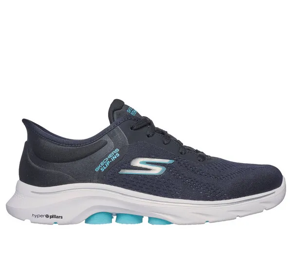 Image of Skechers Slip-Ins: Go Walk 7 - Valin Slip On Runners 4 (37) Grey 27365802240