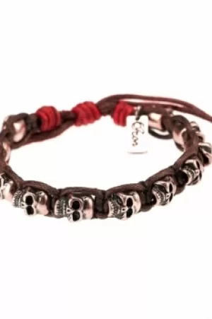 Image of Icon Brand Jewellery Bald Heads Bracelet JEWEL P249-BR-RED