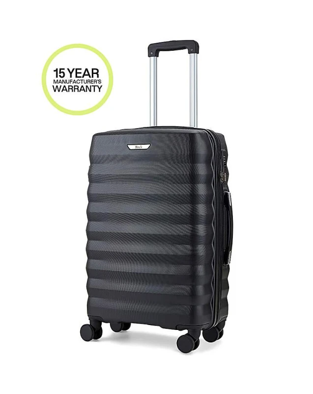 Image of Rock Rock Berlin Medium Suitcase Black IL54601