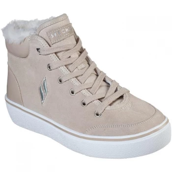 Image of Skechers High Top Trainers - Natural