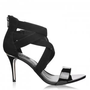 Image of DKNY Iggi Strap Heels - BLK GLD BGD
