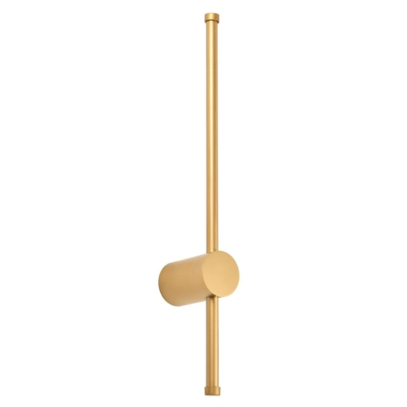 Image of Happy Homewares Modern & Sleek Stick Style Ambient LED Wall Light Fitting in Gold Gold Unisex