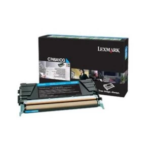 Image of Cartridge People Lexmark C746A1CG Cyan Laser Toner Ink Cartridge