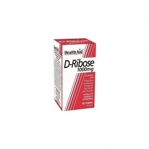 Image of Healthaid D-ribose 1000mg 90 Tablets