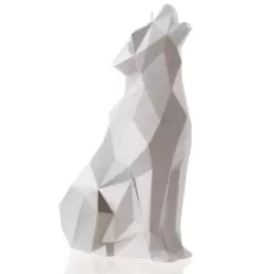 Image of Wolf Candle &ndash; Silver