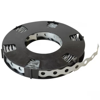 Image of ForgeFix GB12 Contractors Galv Fixing Band Medium Duty 12mm x 0.7 ...