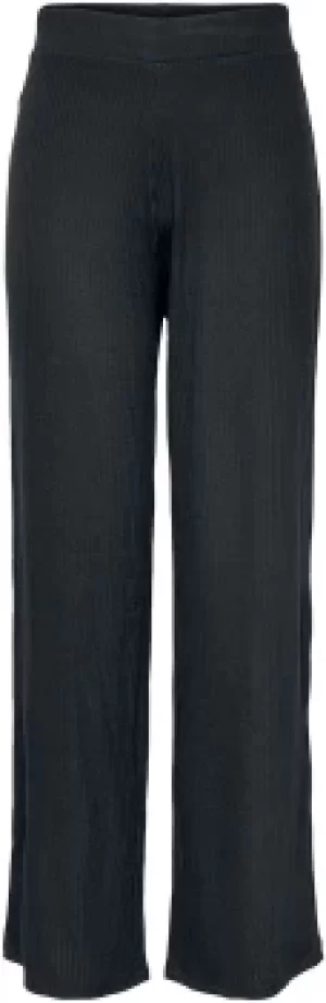 Image of Only Emma Nella Wide Trousers Cloth Trousers black